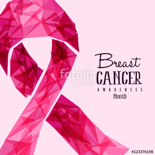 500x500 Breast Cancer Awareness Pink Ribbon Stock Image And Royalty Free