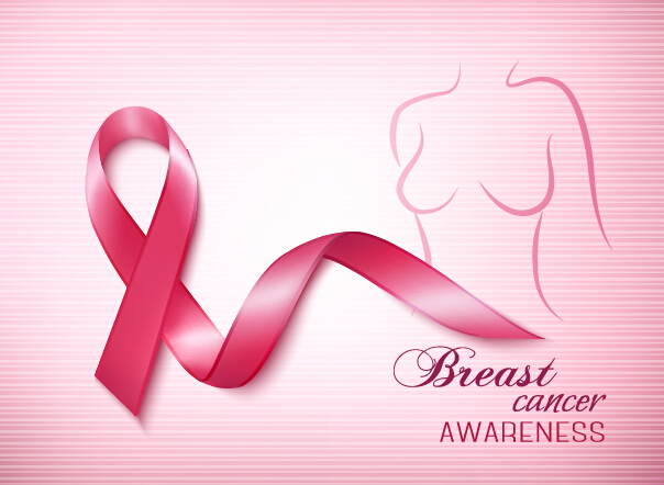 604x442 Breast Cancer Awareness Advertising Posters Pink Styles Vector 01