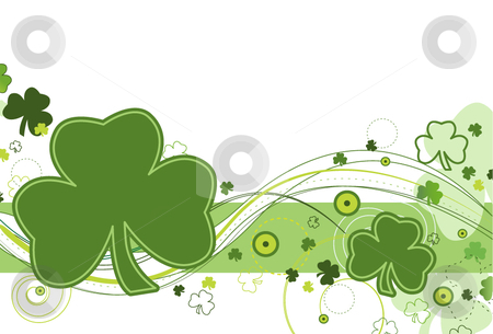 450x305 Shamrock Breeze Stock Vector