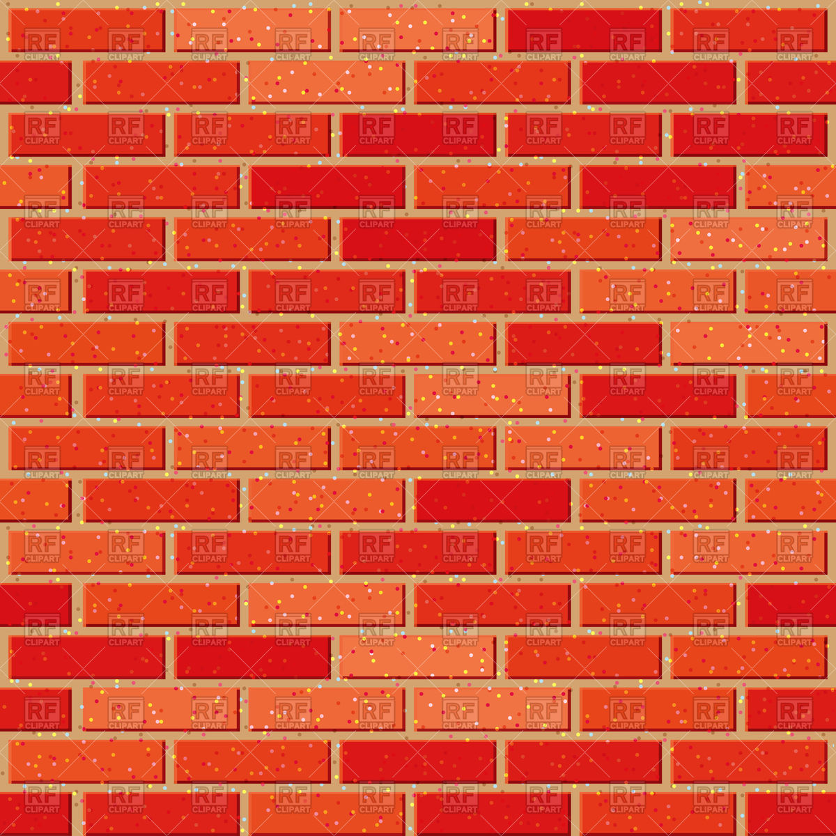 1200x1200 Red Brick Seamless Background Vector Image Vector Artwork Of