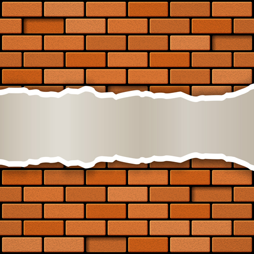 500x500 Red Brick Wall Backgrounds Vectors 05 Free Download