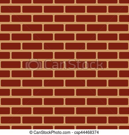 450x470 Vector Seamless Brick Wall Texture, Brickwall Pattern. Eps.