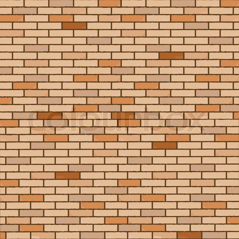 800x800 Wall Made Of Bricks, Realistic Texture, Abstract Vector Art