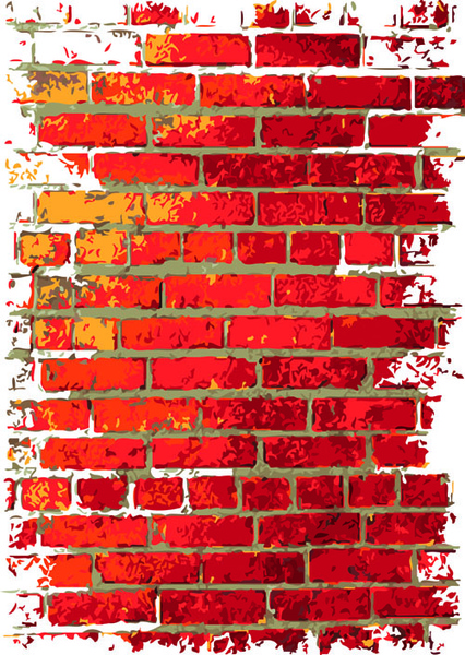 426x600 Brick Wall Object Backgrounds Vector Graphics Free Vector In