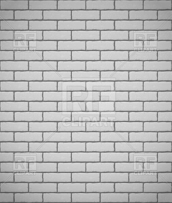 338x400 Wall Of Gray Brick Vector Image Vector Artwork Of Backgrounds