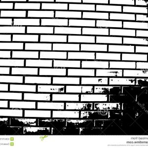 300x300 Stock Illustration Brick Wall Vector Illustration Grunge Black