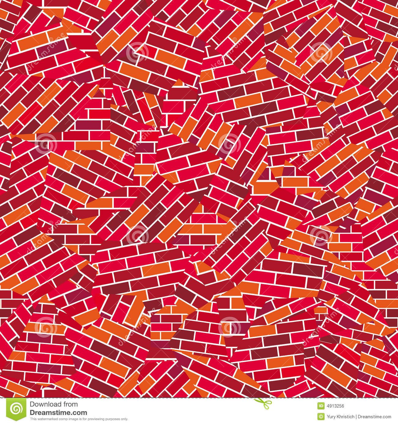 1300x1390 Brick Wall Vector Pattern