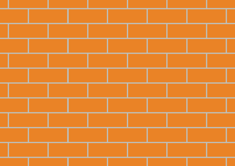 800x566 Brick Wall Flat Vector
