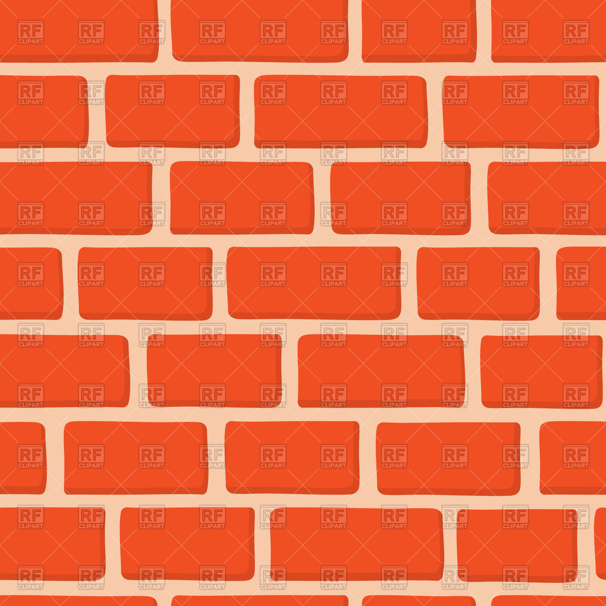 1200x1200 Brick Wall Pattern Free Vector Image Vector Artwork Of