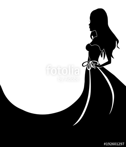 431x500 Beautiful Bride Vector Illustration Stock Image And Royalty Free