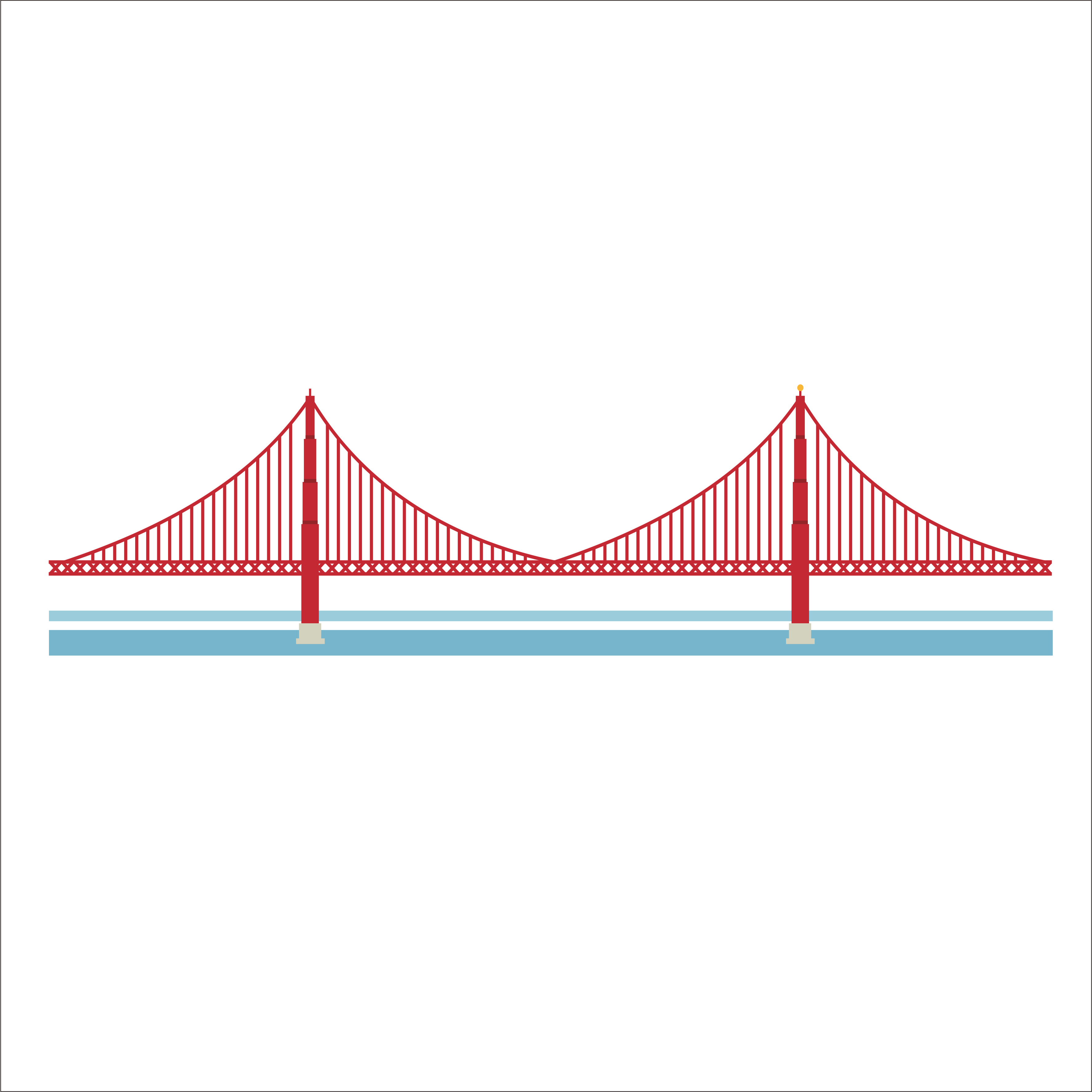 3547x3546 Collection Of Free Bridge Vector Flat. Download On Ubisafe