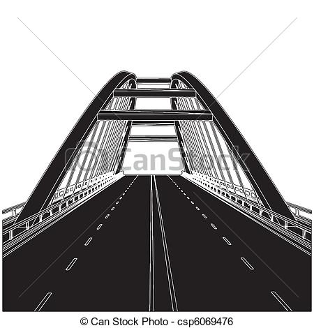 450x470 Road The Bridge Vector.