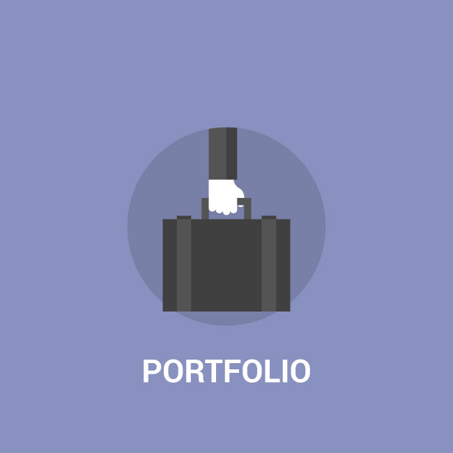 650x650 Briefcase Icon Vector Image