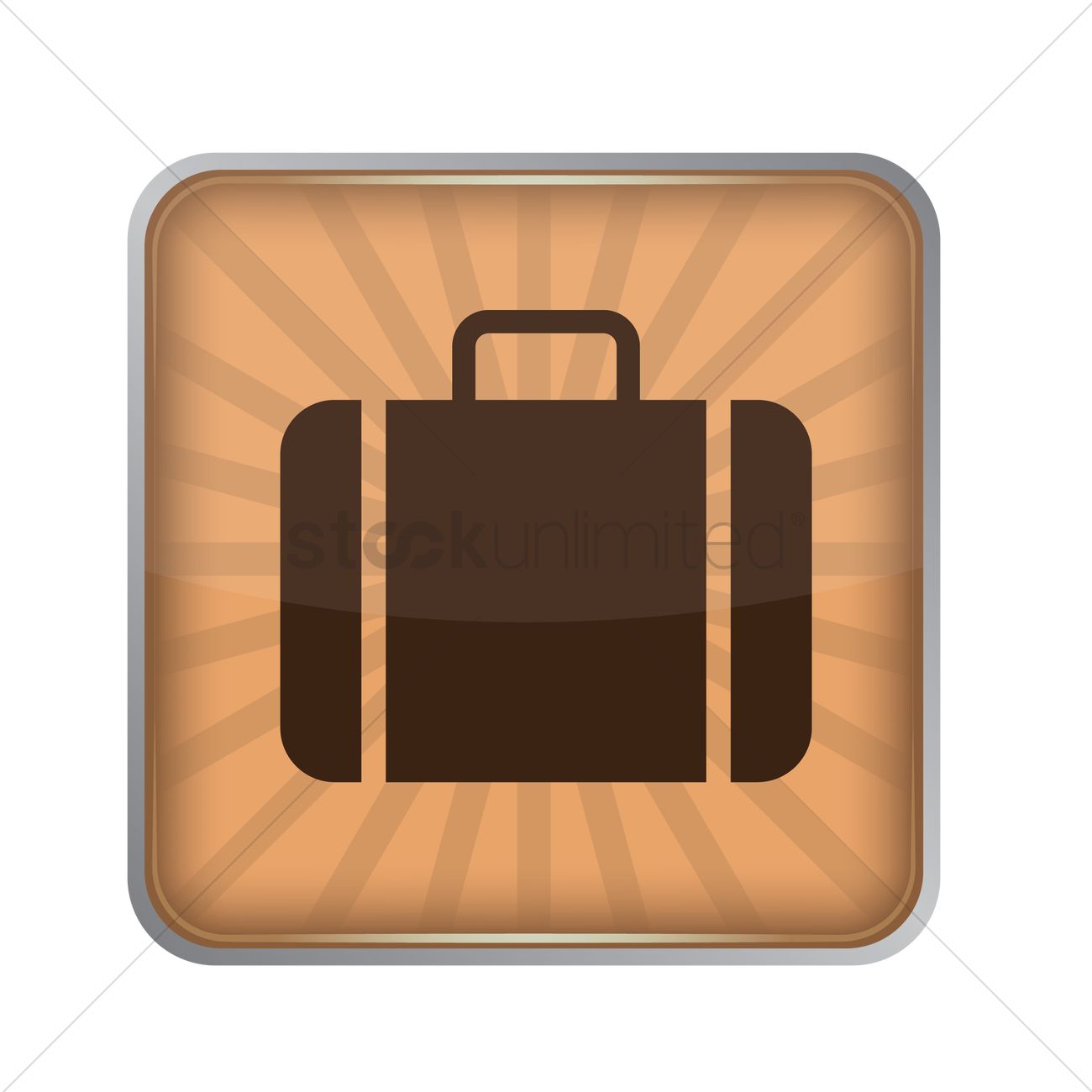 1300x1300 Briefcase Icon Vector Image
