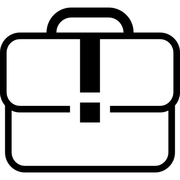 626x626 White Case Suitcase Outline Icons Free Download