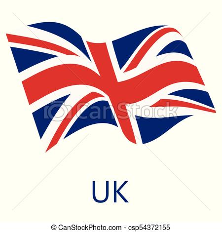450x470 Uk Flag Vector. Vector Illustration Waving Flag Of United Kingdom