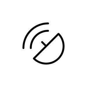 300x300 Silhouette Navigation Earth Broadcast Icon Vector Sohadacouri