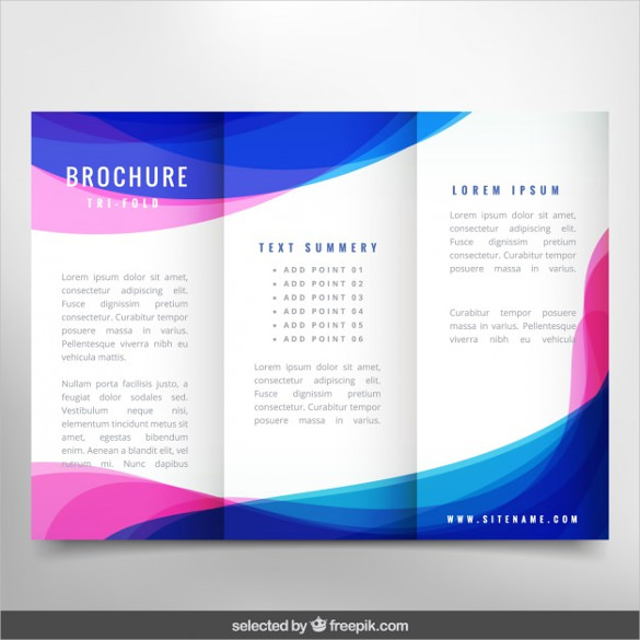 585x585 Free Brochure Templates
