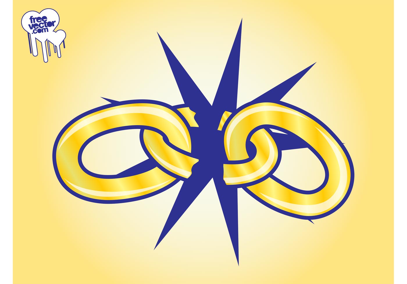 1400x980 Broken Chain Free Vector Art