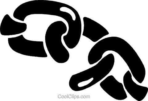 480x329 Broken Chain Link Royalty Free Vector Clip Art Illustration