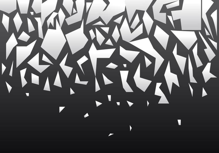 700x490 Vector Broken Glass Effect In Black Gradient
