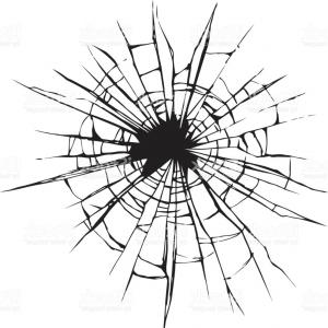 300x300 Vector Broken Glass Isolated Cracked Effect Lazttweet