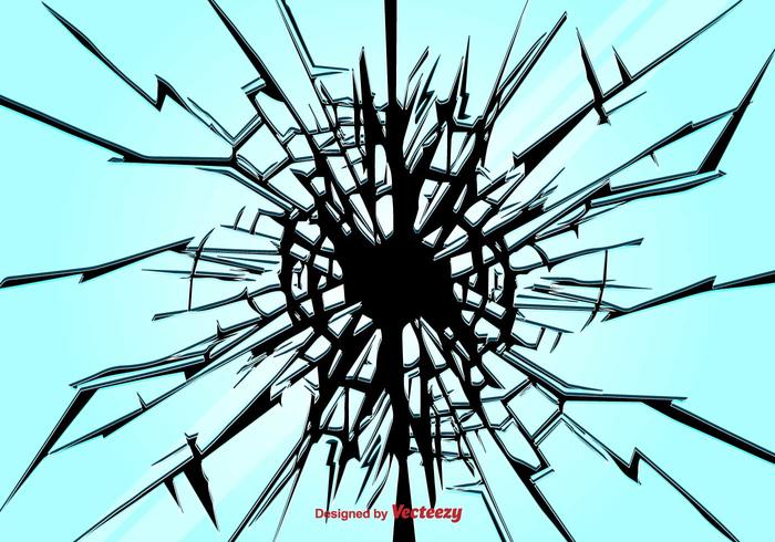 700x490 Broken Glass Vector Background