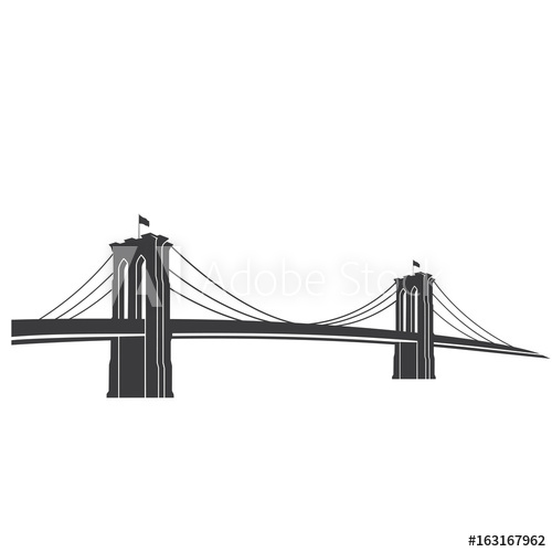 500x500 Brooklyn Grey. New York Symbol