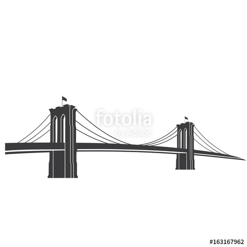 500x500 Brooklyn Bridge Vector