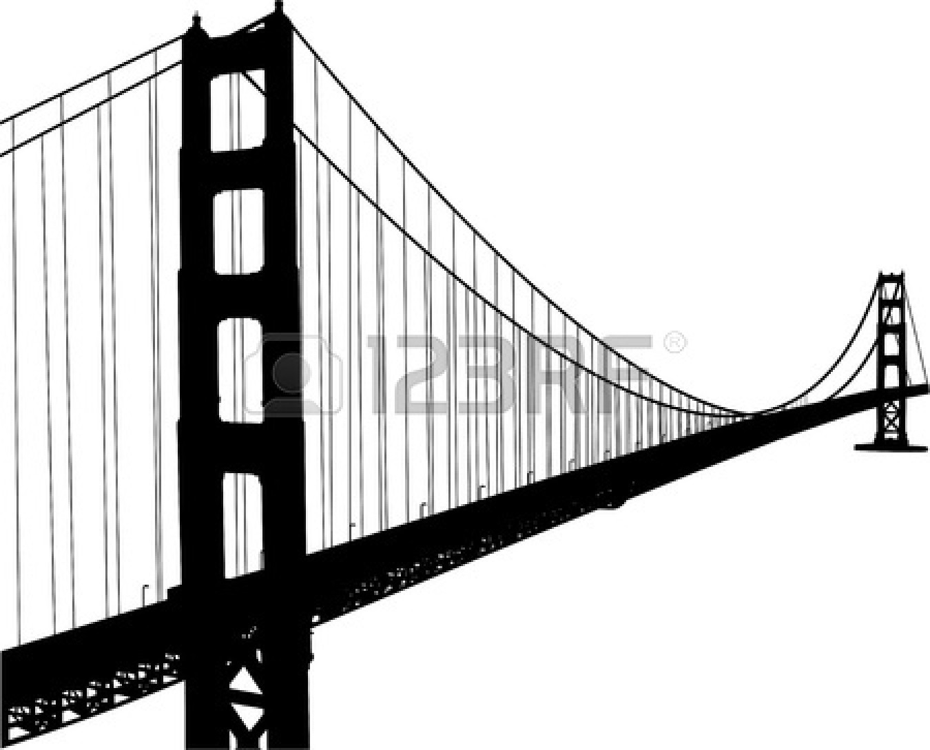 1350x1089 Golden Gate Clipart Brooklyn Bridge