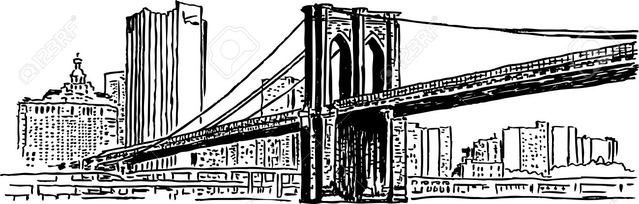 The best free Brooklyn bridge vector images. Download from 545 free ...