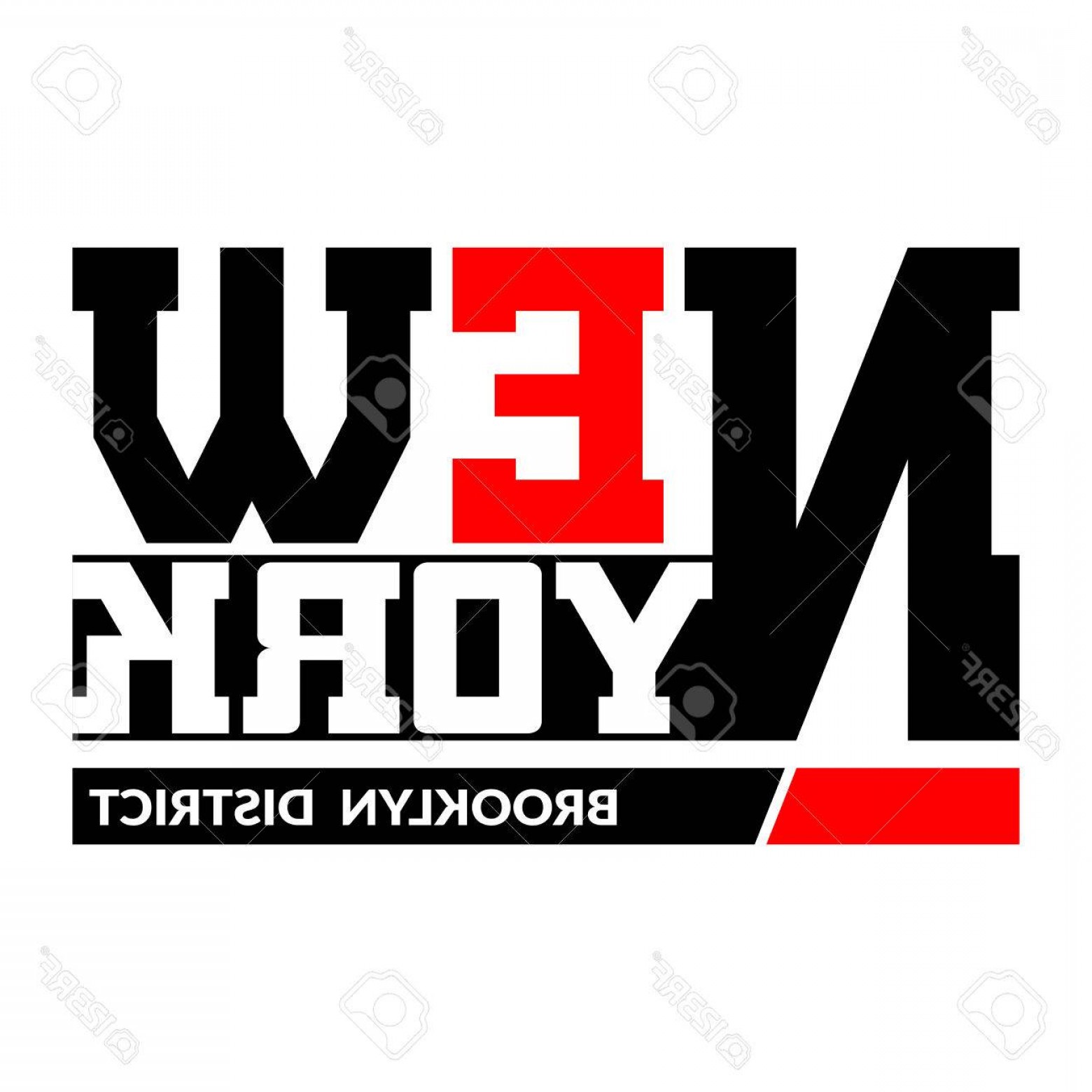1560x1560 Photostock Vector T Shirt Typography Graphics New York Brooklyn