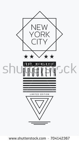 262x470 Vector Illustration On The Theme Of New York City, Brooklyn