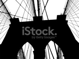 267x200 Brooklyn Bridge Silhouette Vector Stock Vectors