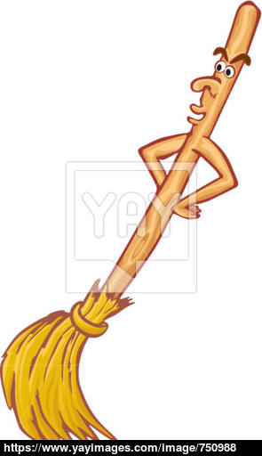 295x512 Cartoon Broom Vector