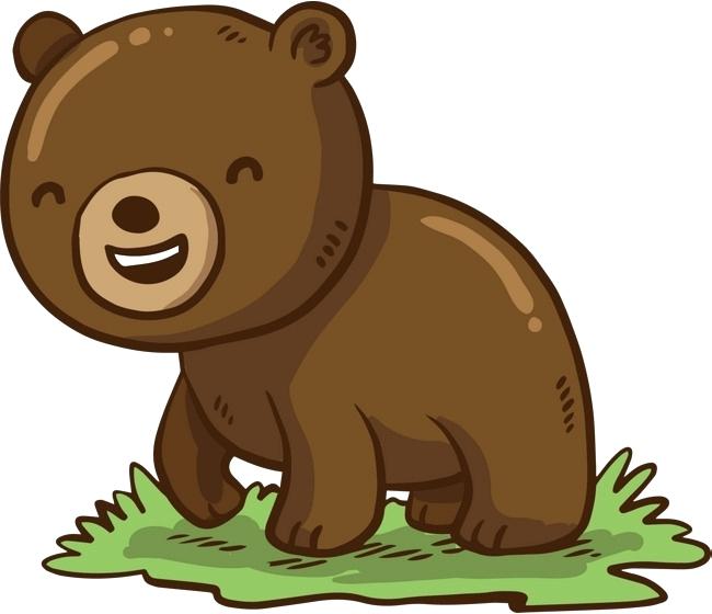 650x560 Diagram Of Animal Cell And Plant Brown Bear Vector Hand Painted