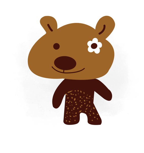 570x609 Teddy Bear Svg Clipart Brown Bear Vector Cut File Teddy Etsy