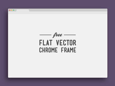 400x300 Flat Vector Google Chrome Frame Free Psd Psdexplorer
