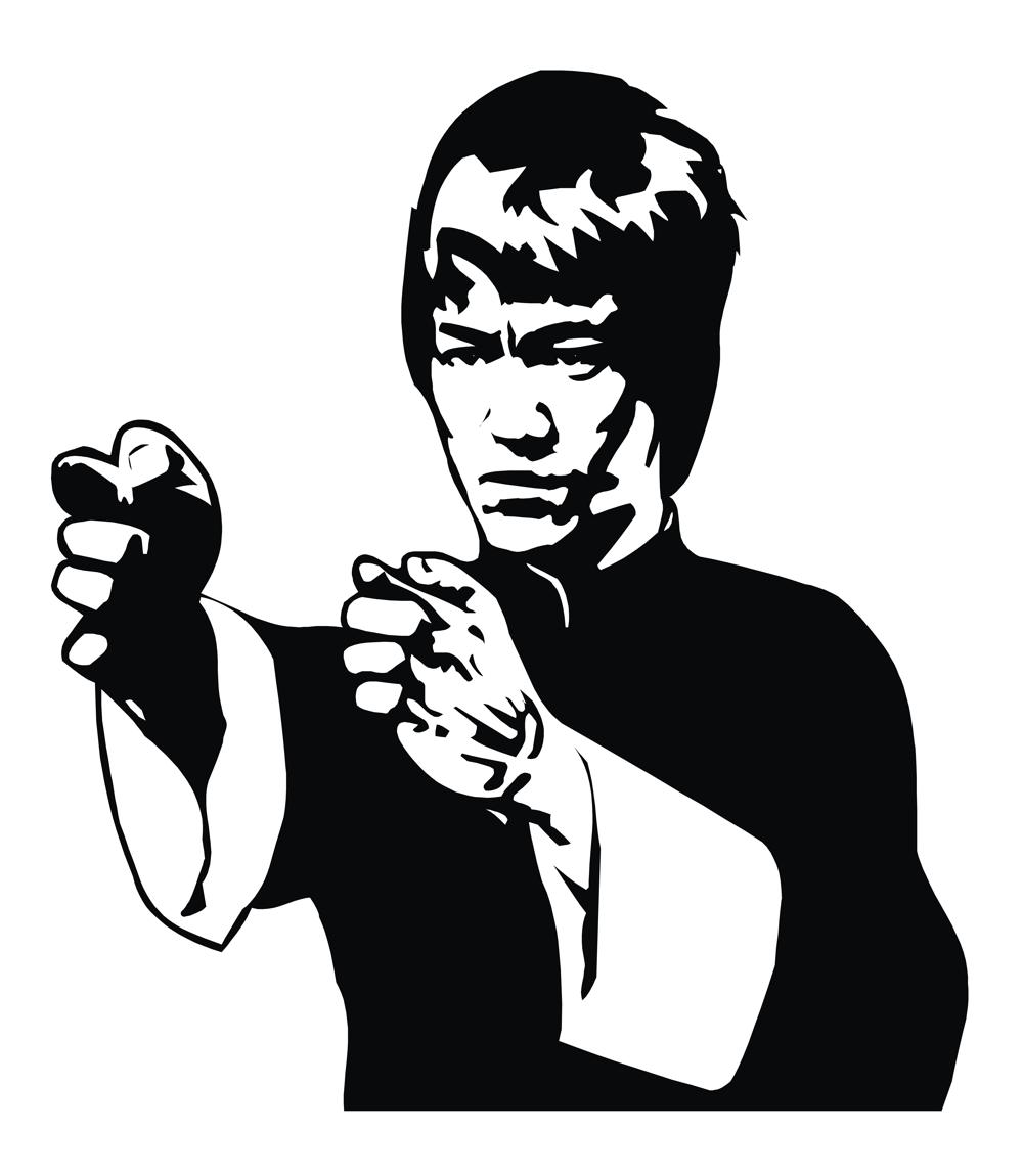 1000x1150 Bruce Lee Vector Free Vector Download
