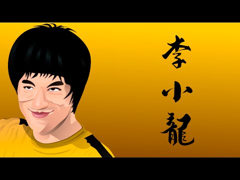 480x360 Bruce Lee Vector Speed Art