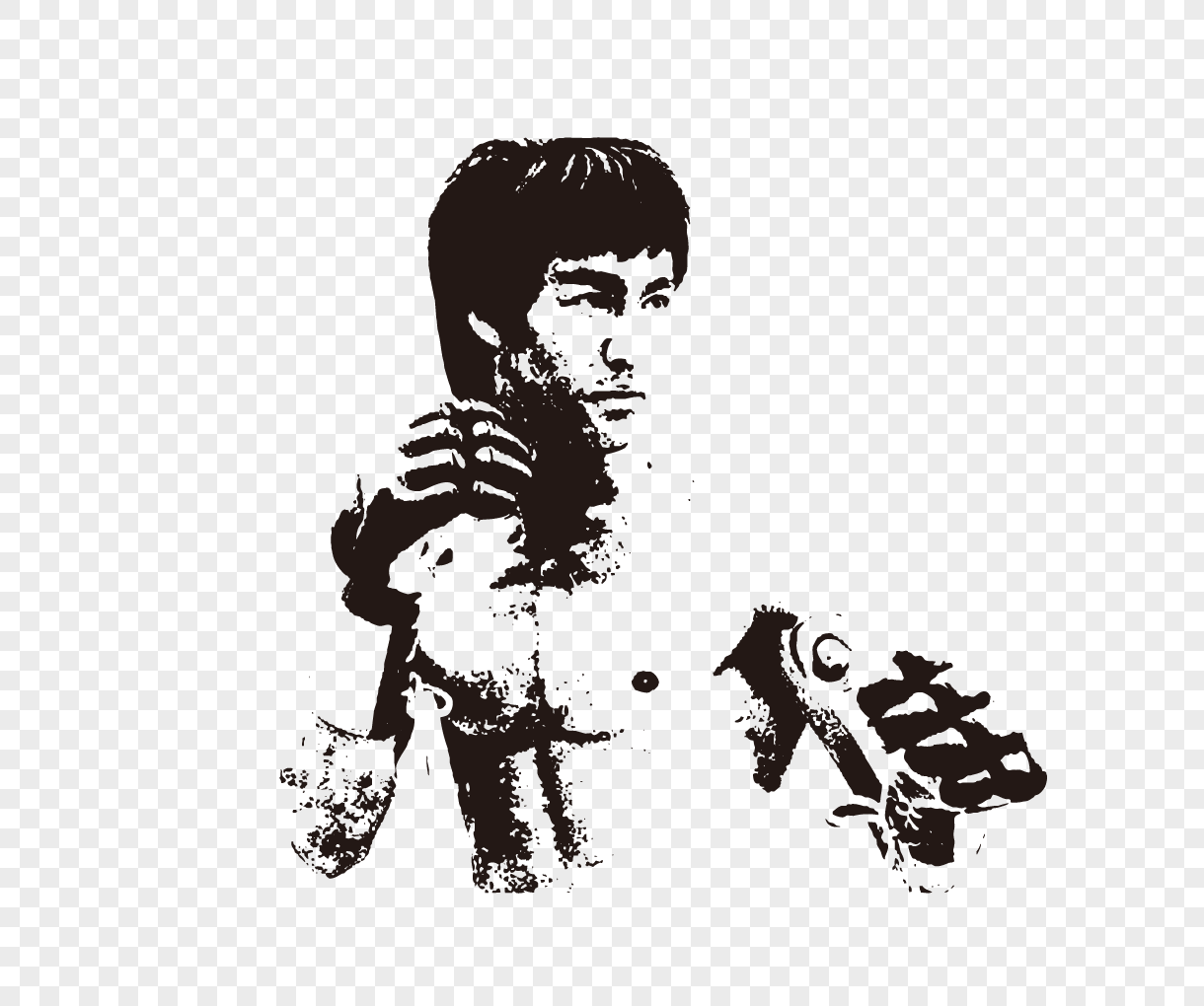 Bruce Lee Vector at GetDrawings | Free download
