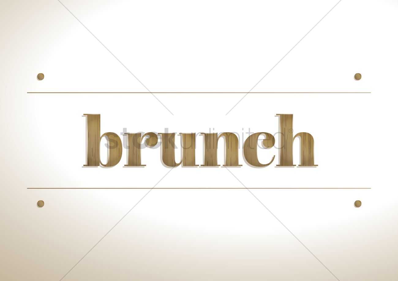 1300x919 Brunch Vector Image
