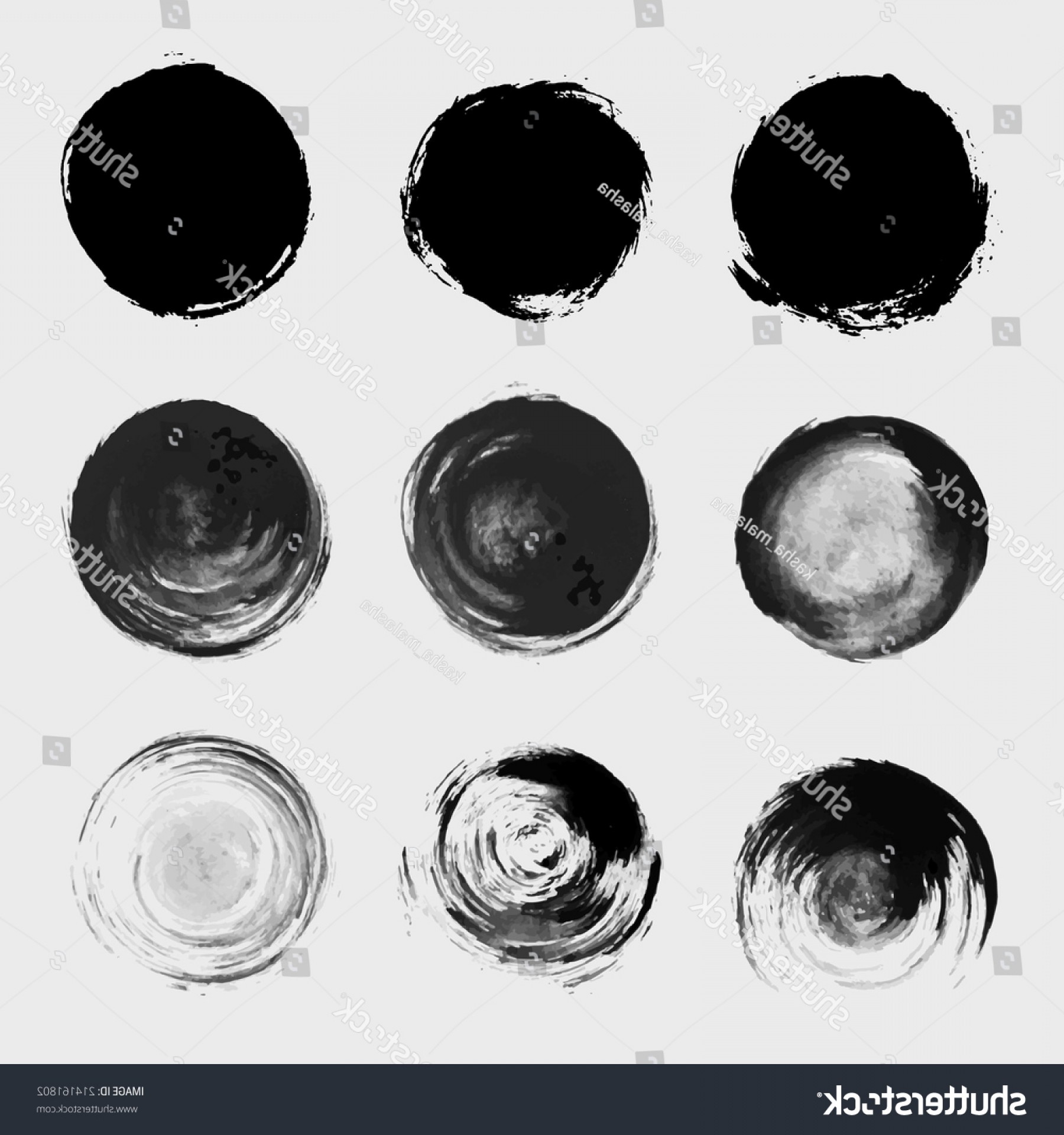 1800x1920 Grunge Paint Circle Vector Element Set Arenawp