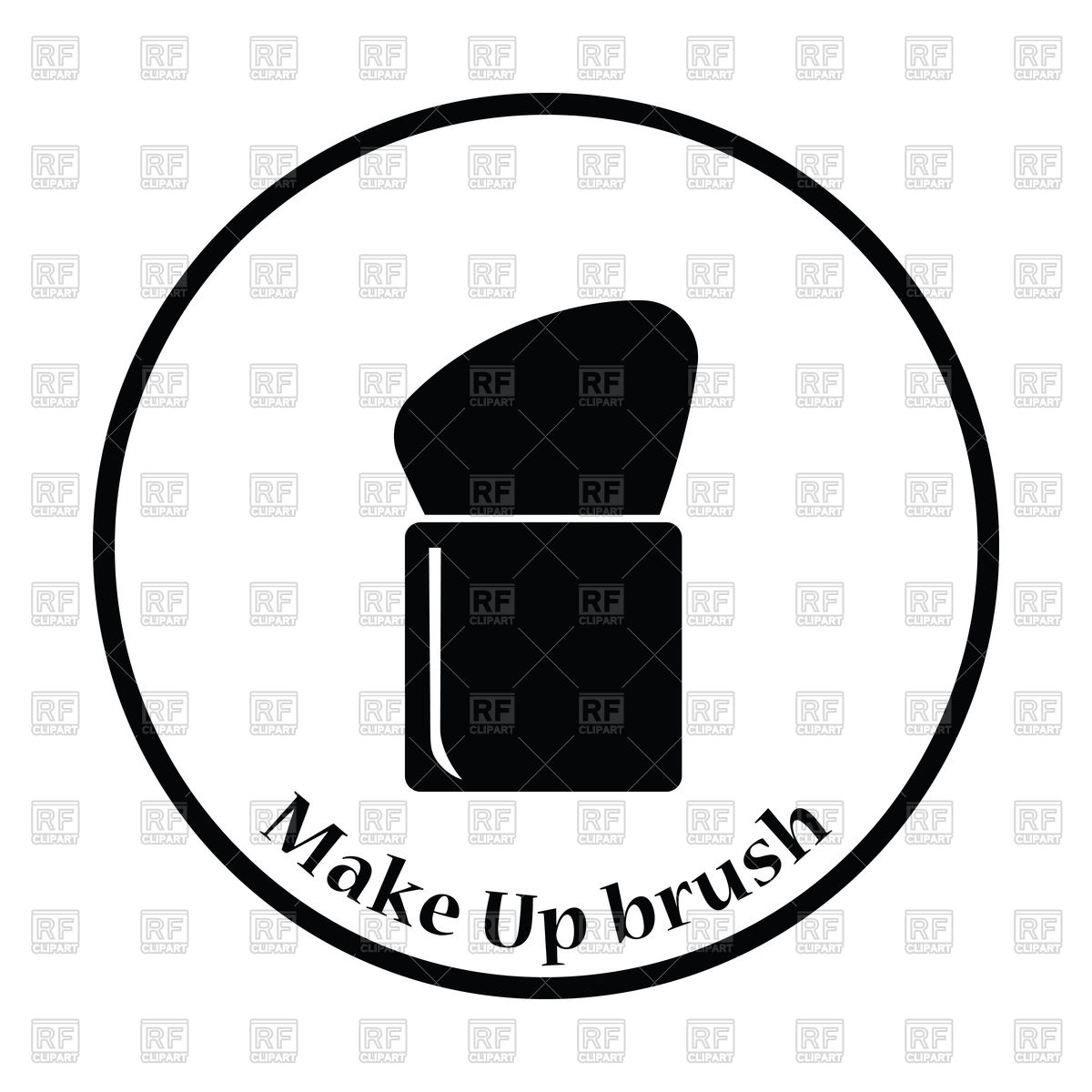 1200x1200 Make Up Brush Icon Vector Image Vector Artwork Of Icons And