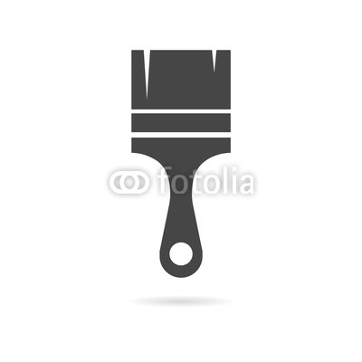 400x400 Paint Brush Icon Vector Buy Photos Ap Images Detailview