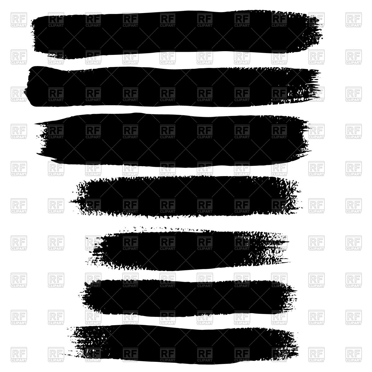 1200x1200 Black Brushstroke Vector Image Vector Artwork Of Design Elements