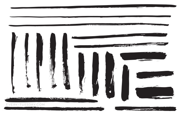 600x388 Freebie Vector Brush Textures