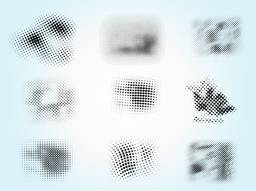 1024x765 Halftone Brush Vectors Vector Art Amp Graphics
