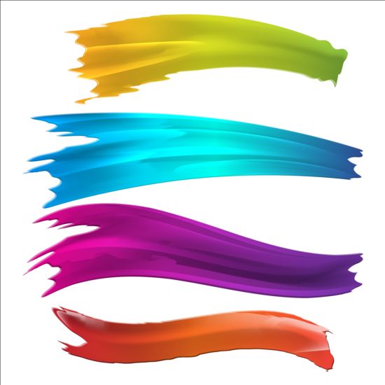 550x550 Paints Brush Background Vector 05 Free Download