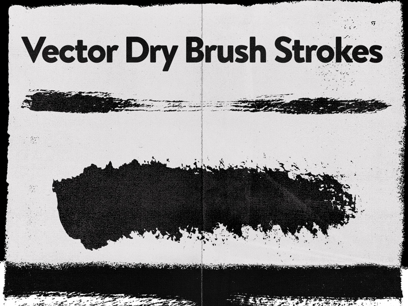 800x600 Dry Brushes Vector [Freebie] By Kirk! Wallace